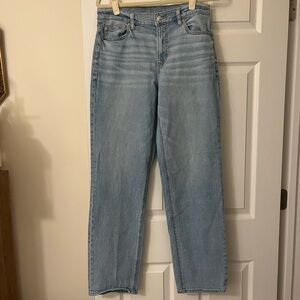American Eagle Outfitters Light Wash Straight Leg Jeans